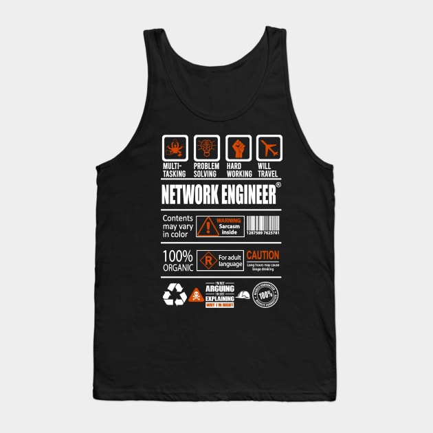 NETWORK ENGINEER Tank Top by Dibujartpe